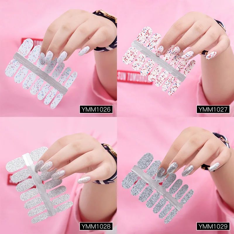 Дизайн ногтей цветной маникюрный Декор DIY стикер s Блеск для ногтей наклейки декоративные принадлежности наклейки MV99