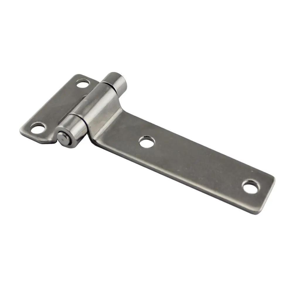 Stainless Steel Tee Hinge T Hinge Garden Shed for Wood Door Gate Furniture Hardware Accessory White