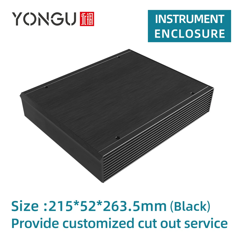 

Instrument Box Wall Mount Enclosure DIY Electronic Aluminum Project PCB Micro PC Wall Mount Enclosure G08 215*52mm
