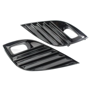 

A Pair Of Black ABS Car Front Bumper Fog Light Frame Hood Cover Trim for Toyota Camry 2018