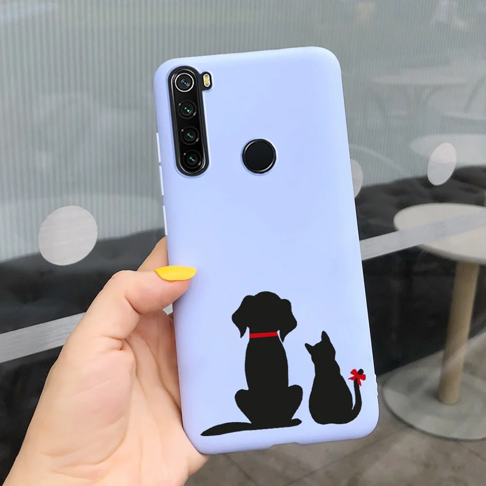 For Fundas Xiaomi Redmi 8A Note 8 Pro Case Cute Cartoon Silicone Pattern Back Cover For Redmi Note 8 Pro Redmi8 A8 8 A Phone Bag xiaomi leather case card Cases For Xiaomi