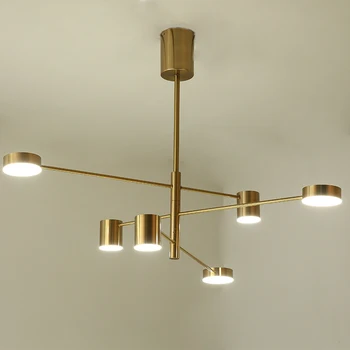 

Gold Lampshade Pendant Lights Led Hanging Spotlight Lamp Gu10 Nordic Modern Design For Dinning Room Metal Suspension Luminaire