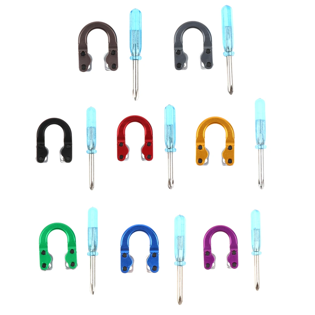 Alloy Archery D Loop Release Bow Ring String Arrow U Nock Compound bow U Ropes