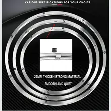 HQ обновление 22 мм толстый прочный из нержавеющей стали вращающийся поднос для приправ поворотная пластина подшипник для кухни Вращающийся дисплей Стенд