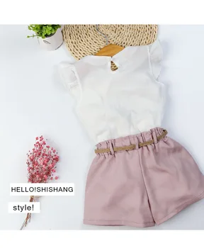 

Kids Girls Clothing Sets Summer New Style Brand Baby Girls Clothes short Sleeve T-Shirt+Pant Dress 2Pcs Children Clothes Suits
