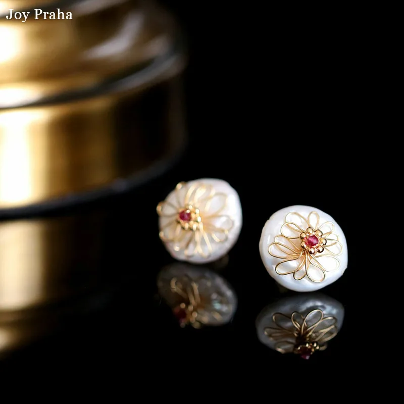 

Simple retro baroque pearl stud earrings / Original temperament earrings / wholesale dropshipping