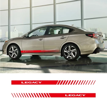 

2 PCS Car Vinyl Side Stripes Stickers Auto Graphics Decals For Subaru Legacy