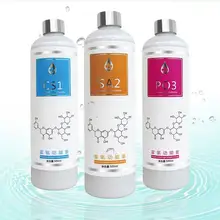 Аква пилинг раствор 3 бутылки/500 мл в бутылке Аква Сыворотка для лица Hydra Сыворотка для лица для нормальной кожи