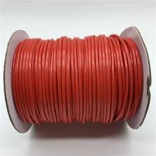  0.5/0.8/1.0/1.5/2.0mm Waxed Cotton Cord Waxed Thread Cord String Strap Necklace Rope For Jewelry Making For Shamballa Bracelet 