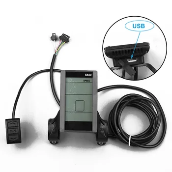 

LCD Screen EBike Computer Speed Meter 36/48V S830 Waterproof Electric Bicycle LCD Bike control panel
