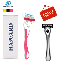 Haward Razor Professional Men's Manual Razor For Men's Shaving and Women's Hair Removal Replaceable 5-Layer Razor Blades