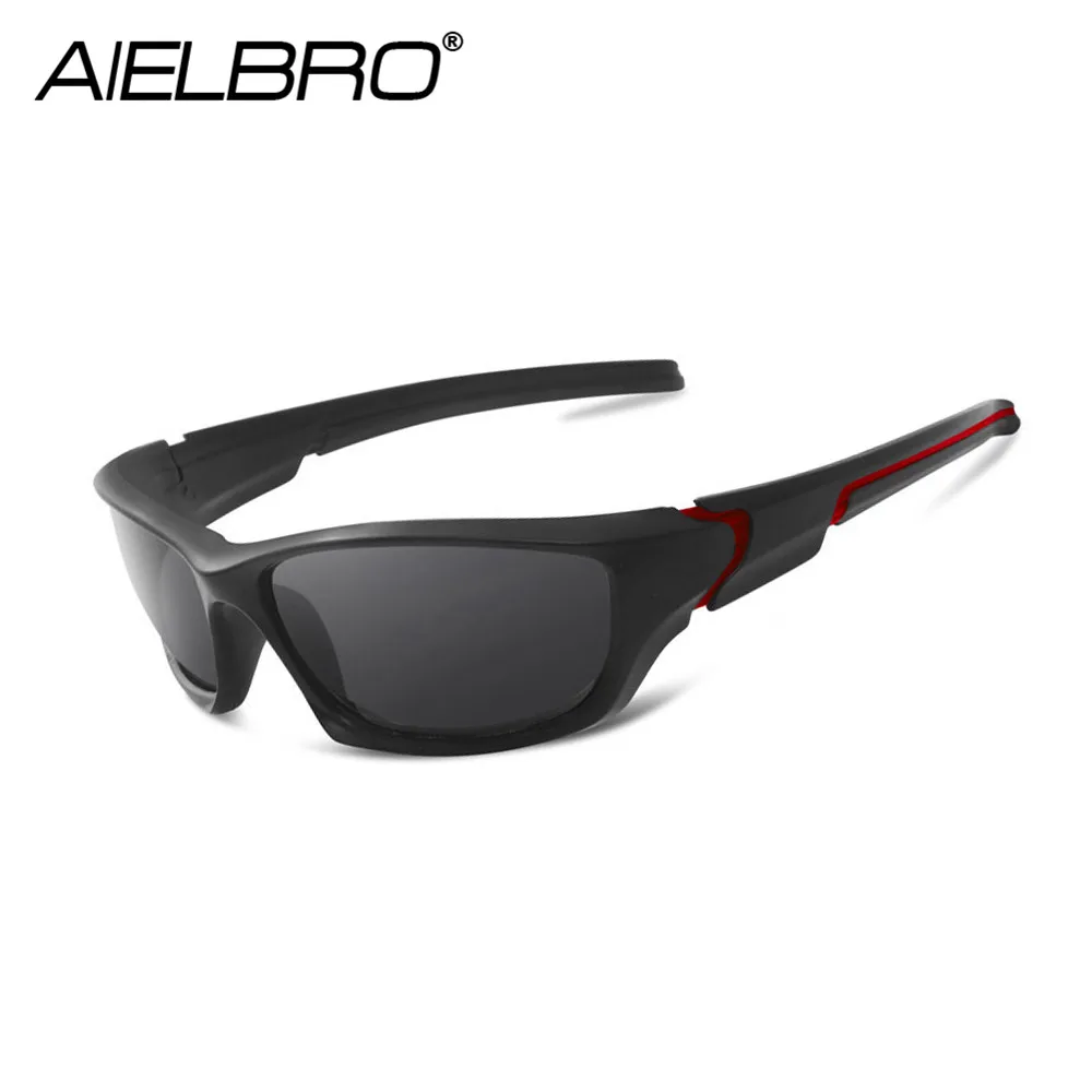 

AIELBRO Outdoor Sunglasses Men Night Vision Driving Sports Hiking Bike Sun Glasses Women Mountain-Bicycle Eyewear Gafas