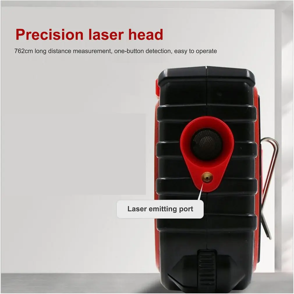 3-в-1 Цифровые многофункциональные рулетка инфракрасный лазерный дальномер измерительный инструмент лазерный дальномер рулон гибкий провод калибровочного инструмента