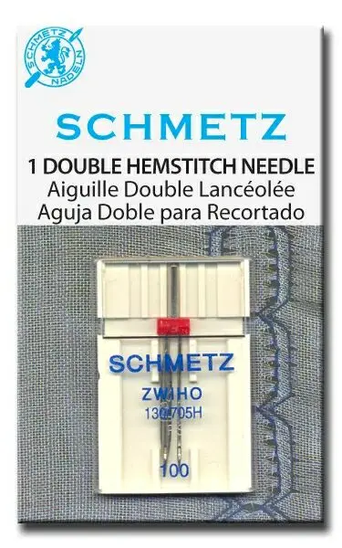 

SCHMETZ twin needle tripleneedle DRILLING double hemstitch embroidery spring for singer juki brother bernina pfaff elna janome