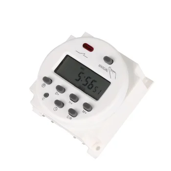 

Digital LCD Power Timer AC 12V 24V 220V 240V weekly 7days Programmable Time Switch Relay 8A TO 16A TIMER 10A CN101 Mini