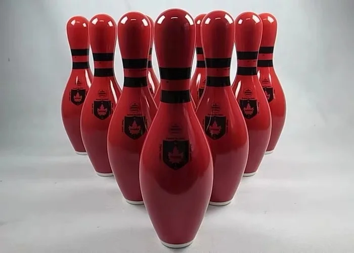 10pcs/carton bowling pin maple colorful top quality bowling ball pin