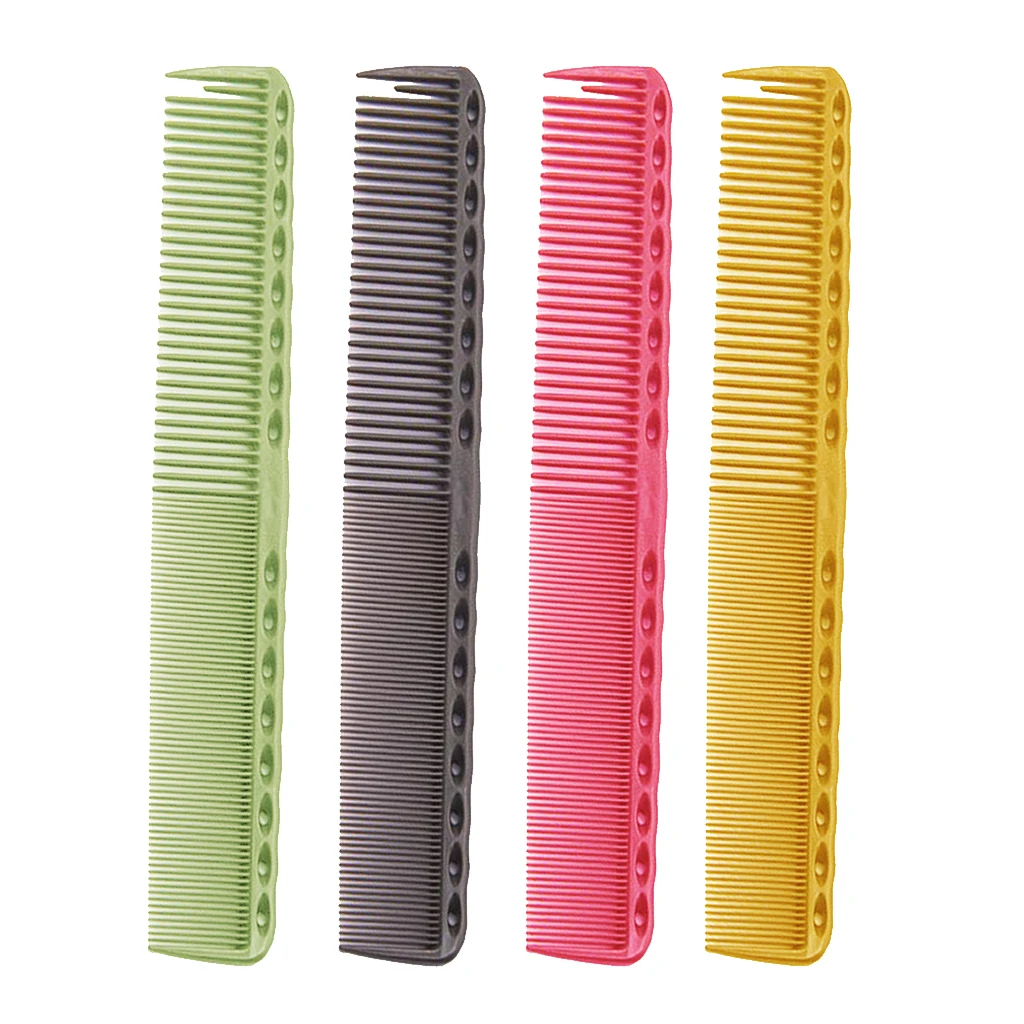 Fine Cutting Comb Carbon Fiber Salon Hairdressing Comb Hairdresser Comb Heat Resistant Barber Hair Cutting Styling Comb