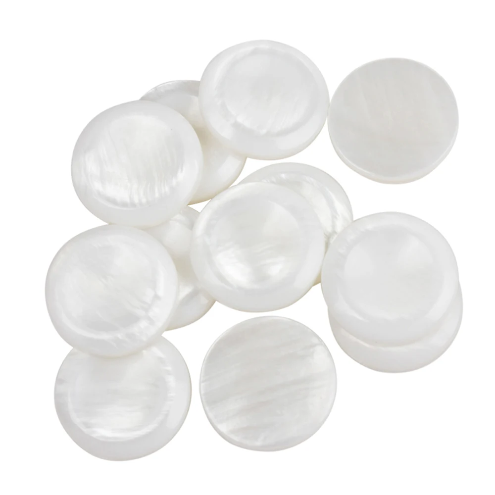 

3pcs Trumpet Valve Finger Keys Buttons Inlays White Shell/ Colorful Abalone Shell Trumpet Parts Accessories