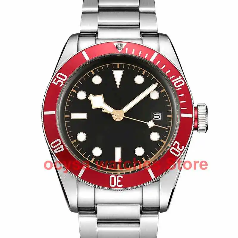 

Ocysa Mechanical Automatic Black Bay PELAGOS MONTRES mens Designer Men Watch Sport Mens Watches Top Brand Luxury Wristwatch