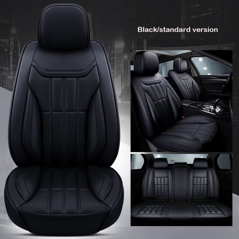 Universal Leather car seat cover for BMW 3 5 7 Series GT/X /F/E10 11 15 16 20 25 30 e46 e39 e90 f10 f30 e60 e36 e87 accessories