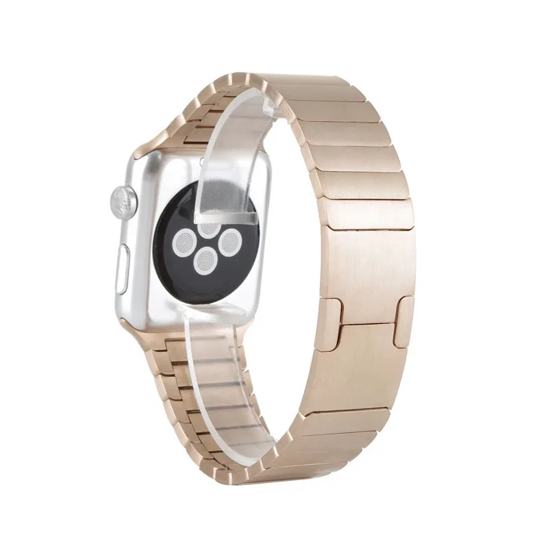 Ремешок из нержавеющей стали 316L для Apple Watch 4 звеньевой браслет 5 44 мм 40 42 38 3