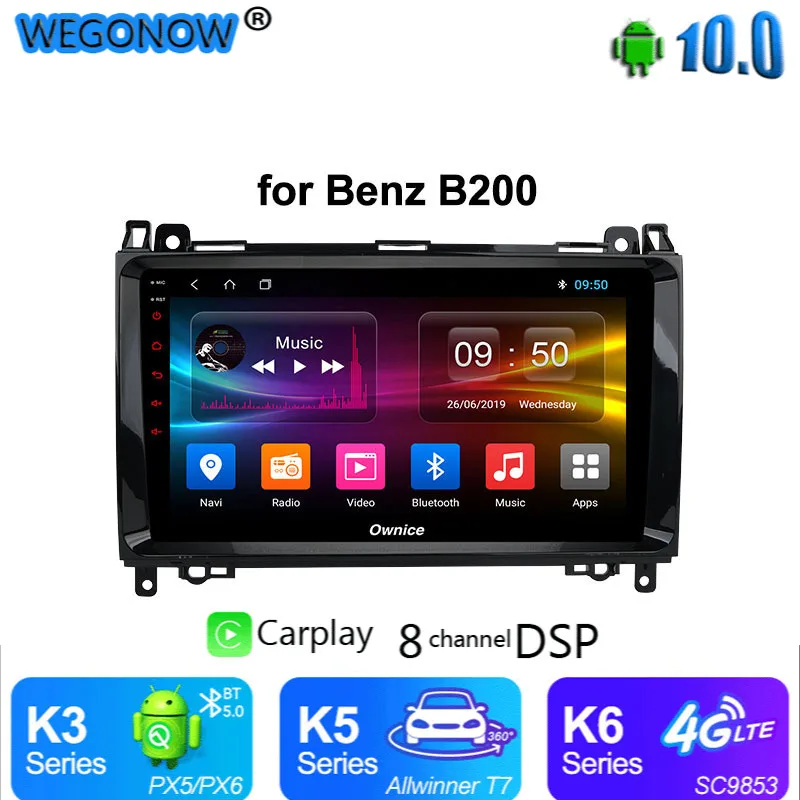 Ownice DSP carplay Android 10 Восьмиядерный 64G Автомобильный DVD GPS для Mercedes Benz Sprinter B200 радио