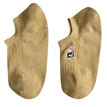 Женские носки, весенние короткие носки с вышивкой, Женские Дышащие носки-башмачки, женские короткие носки