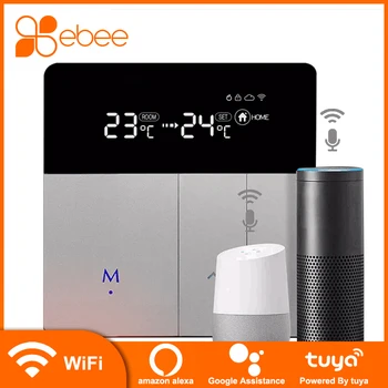 

EBEE Smart WiFi Wireless Thermostat Temperature Controller for Underfloor Water Heating Works with Google Home Alexa
