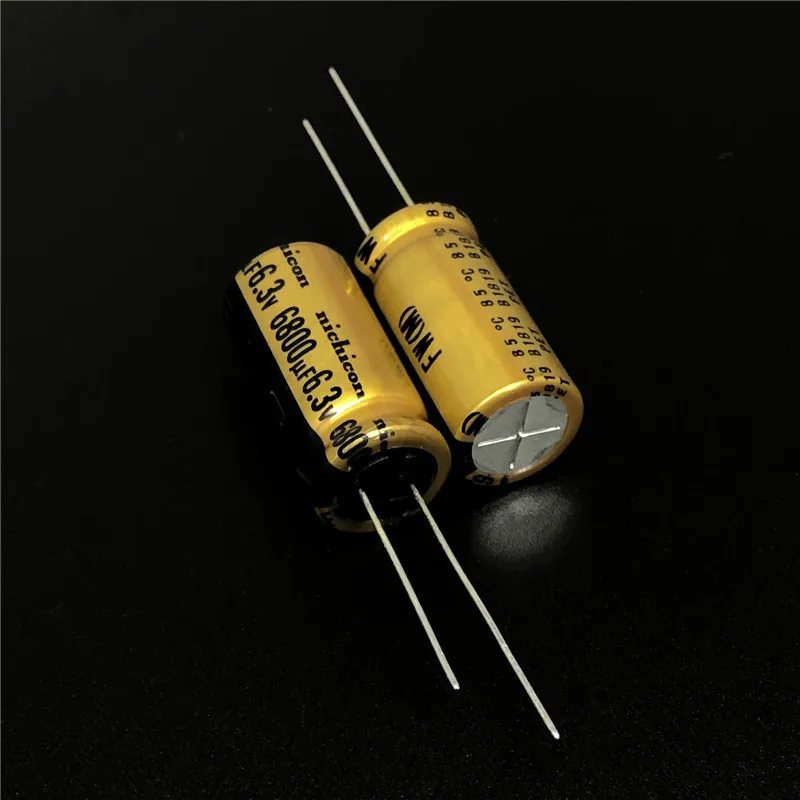 5 шт./20 шт. 6800 мкФ 6 3 В NICHICON FW серия 12 5x25 мм 6.3V6800uF HiFi аудио конденсатор | Электронные
