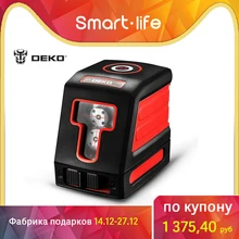 DEKO DKLL11 Дальномер мини-стиль самоустанавливающийся лазер выравнивания уровня перекрестной линии лазера с красным источником