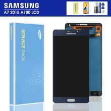 A7 Дисплей для samsung Galaxy A7 A700 A7000 A700H A700F A700FD A700S A700K ЖК-дисплей Дисплей кодирующий преобразователь сенсорного экрана в сборе