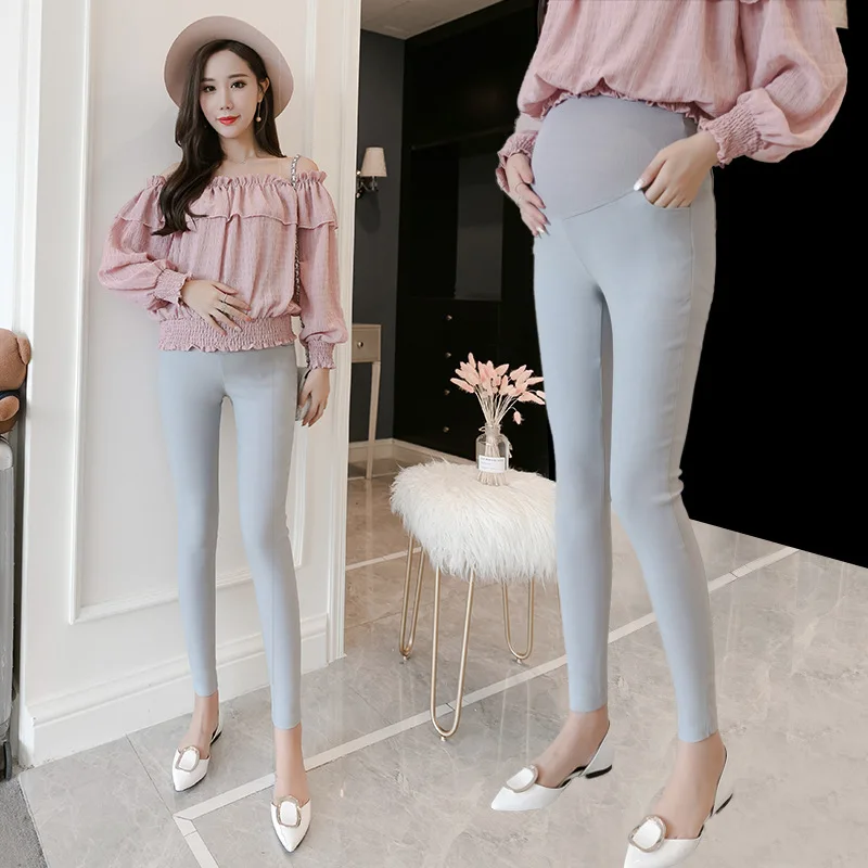 

Photo Shoot Pregnant Women's Pants Autumn New Style 2019 Outer Wear Capri Pants Maternity Clothes Thin Type for Spring And Autum