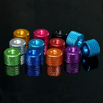 

10Pcs M3 M4 Hand Knurled Non-slip Nut Color Aluminum Alloy Nuts Screw Cap