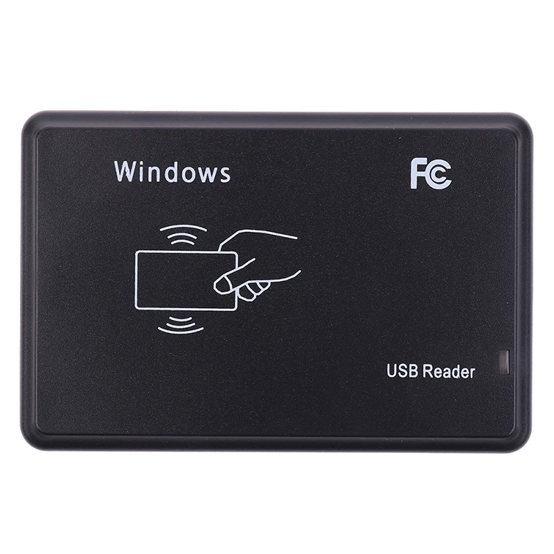 1 шт. RFID считыватель USB порт EM4100 TK4100 125 кГц ID бесконтактная чувствительность Смарт-карта поддержка оконная система/Linux