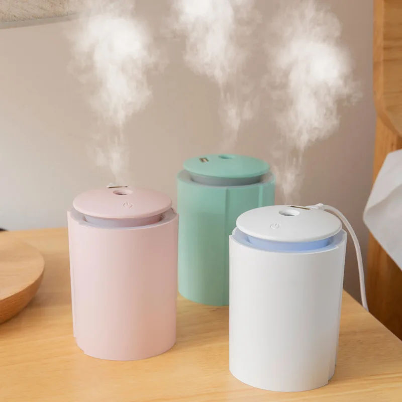 

Mini Air Humidifier For Home USB Spray Bottle Aroma Diffuser LED Night Light For Office Mist Maker Refresher Humidification Gift