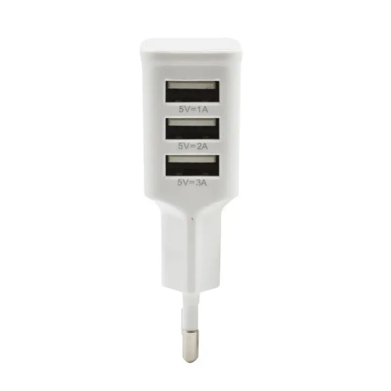 EU/US 3 USB настенное зарядное устройство для Xiaomi samsung huawei Быстрая Зарядка адаптер мобильное зарядное устройство, Вход: 110-220 В, выход 5в-2000 мА
