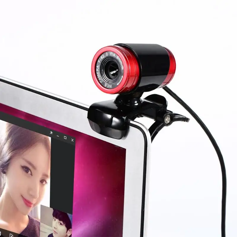 Newest Webcam USB 12 Megapixel High Definition Camera Web Cam 360 Degree Clip on For Skype 5