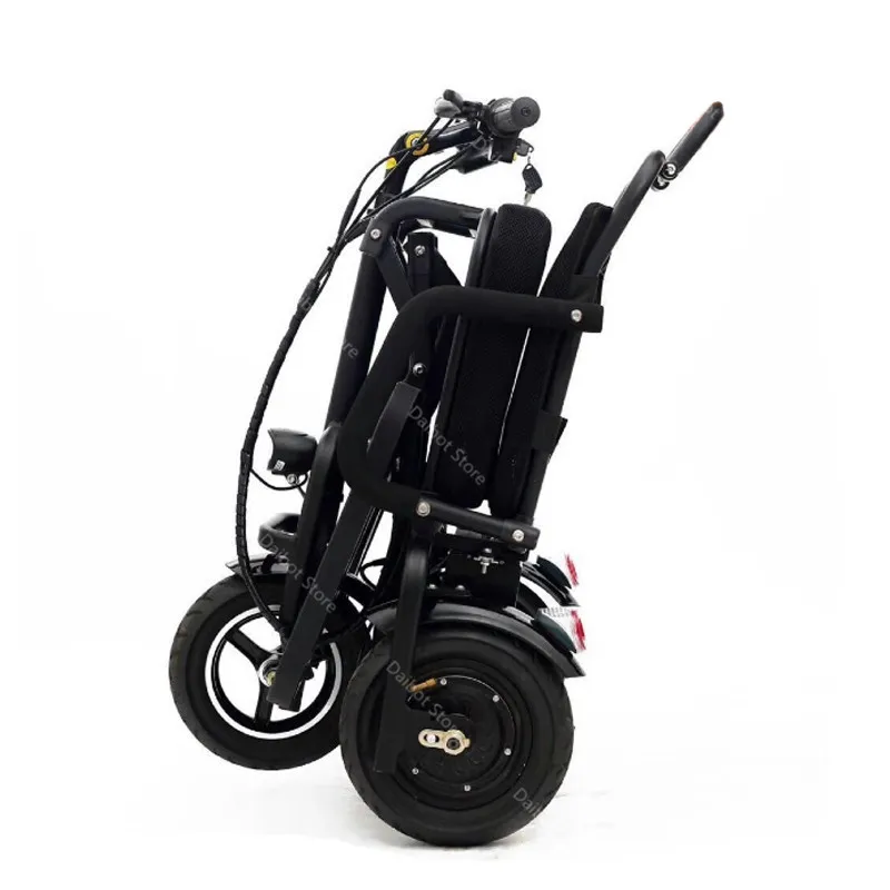 10 Inch Electric Tricycle Scooter Three Wheels Electric Scooters 36V48V 300W350W DisabledElderly Folding Electric Scooter (12)