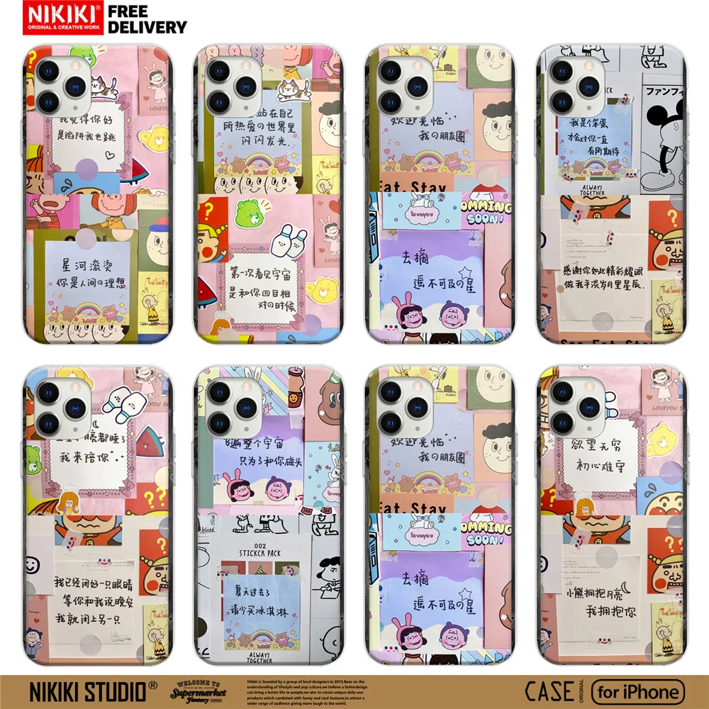 

funda Cartoon soft cover phone case for iphone 7 5 5s se 6 8 6s Plus for iphone 11 pro xs Max x xr coque funda tpu