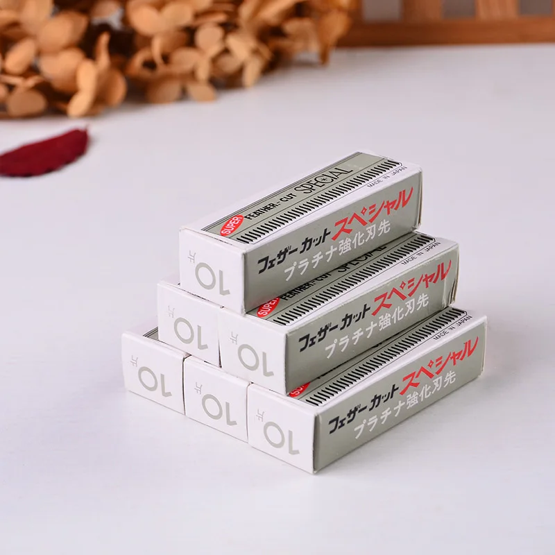 10/20/50Pcs Microblading Eyebrow Trimmer Razor Blades Stainless Steel Eyerow Knife Permanent Makeup Tattoo Supplies Beauty Tools 6