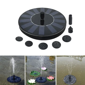 Solar Water Pomp Fontein Drijvende Outdoor Zwembad Circulaire Fonteinen Solar Fontein Tuin Fontein Zwembad Vijver Decoratie