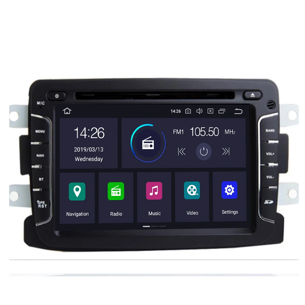 Восьмиядерный android 10 автомобильный dvd для Dacia Lodgy Logan Duster Sandero с 2 din радио gps видео wifi