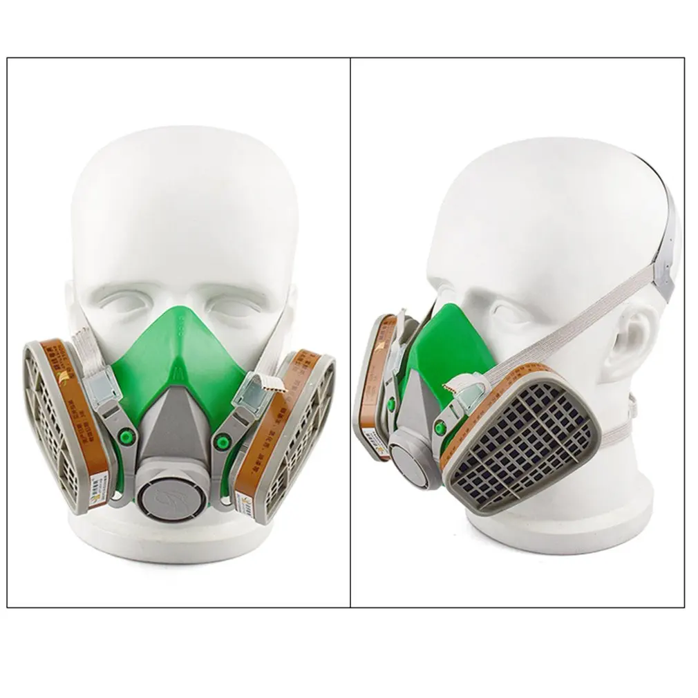 Противогаз респиратор фильтр коробки фильтры защитная маска Защита от пыли маска промышленная рафинированная Шахта спрей силикагель маска