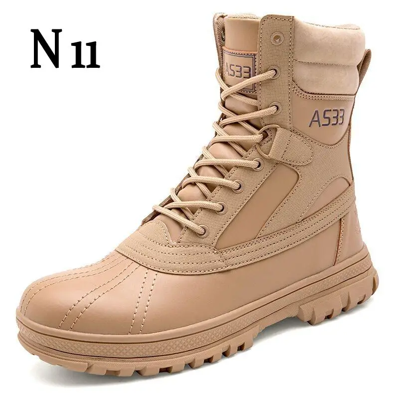 Big Size 40-48 Desert Boots Tactical Mens Wear-resisting Army Men Waterproof Outdoor Hiking Combat Ankle |