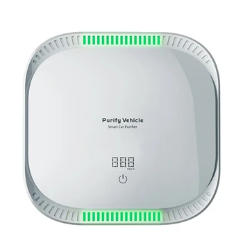 

USB Rechargeable Intelligent Monitoring PM2.5 Air Purifier HEPA Air Freshener for Home Car and Basements