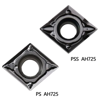 

original CCMT09T302-PS AH725 CCMT09T304-PSS carbide inserts for lathe tools cnc turning holder boring bar CCMT09T308
