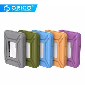 

ORICO Simple HDD Protection Box Case Cover for 3.5 Inch Hard Drive Case Waterproof Function Portable Hard Disk Box PHX-35 colors