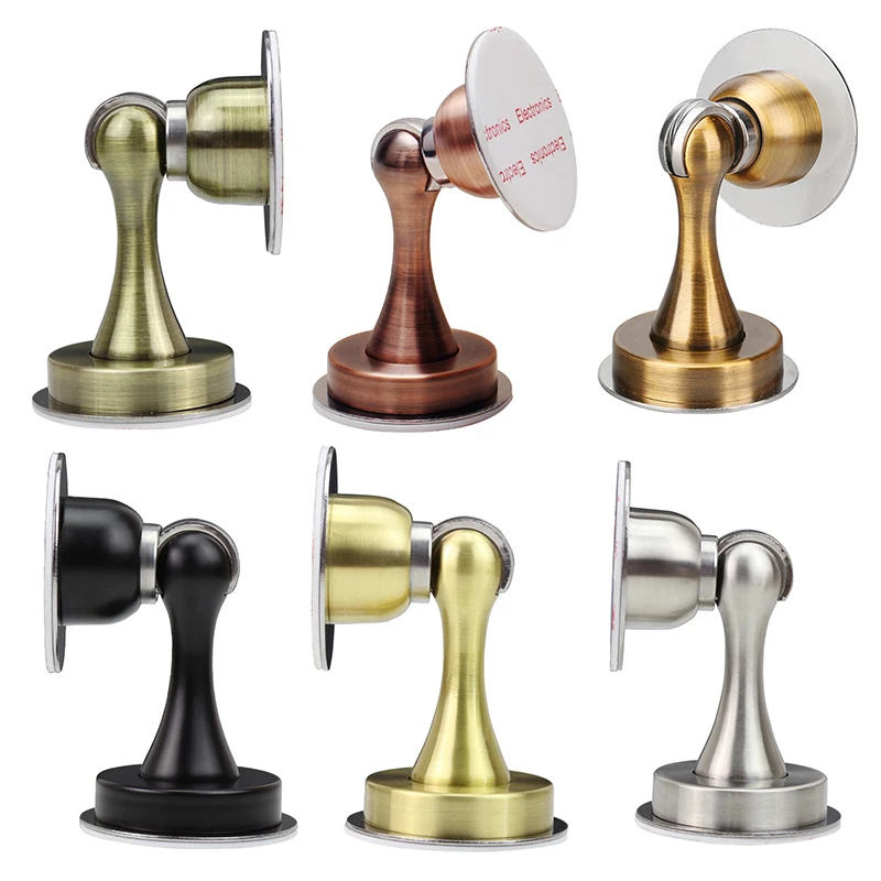 

Strong Magnetic Suction Door Stop Stopper Home Door Hardware Holder Catch Stainless Steel Door Stopper