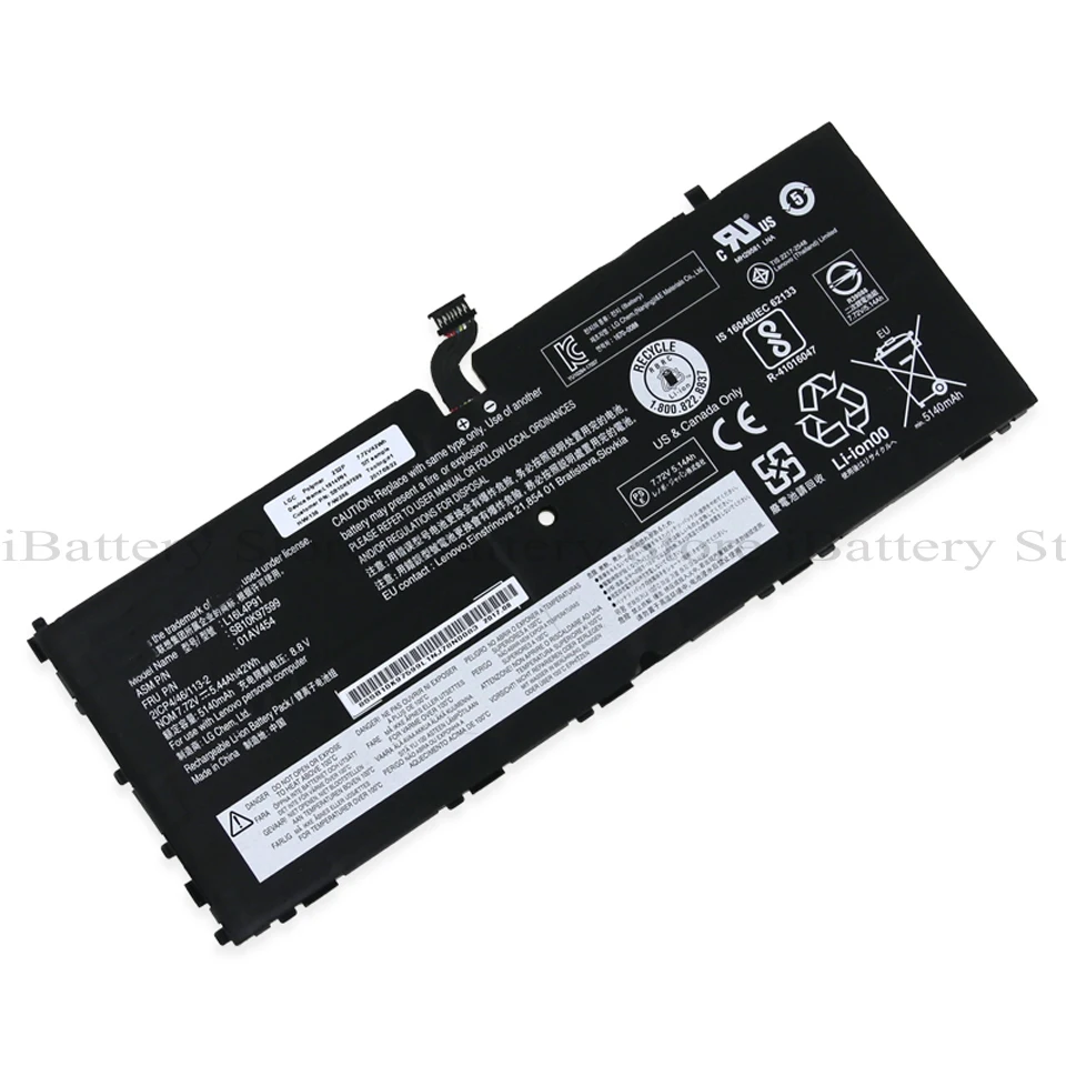 Подлинная батарея 01AV454 для lenovo Thinkpad X1 Tablet GEN 3 L16L4P91 SB10K97599