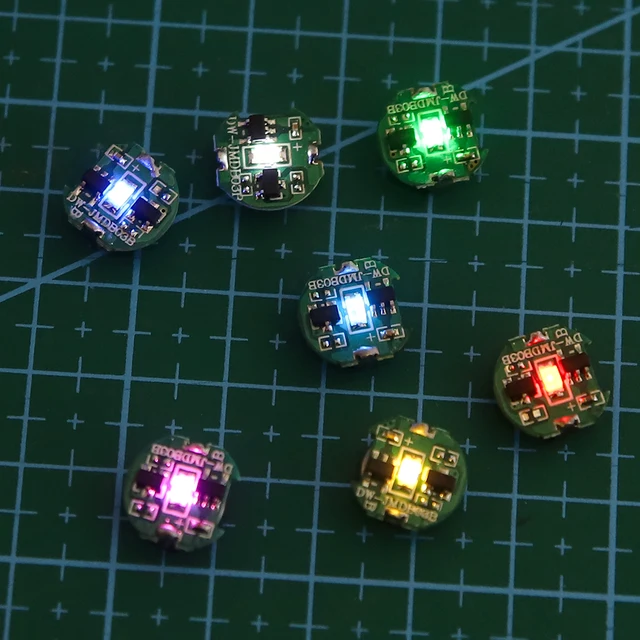 DIY Modeling LED light Magnetron Switch Animation Figure plus Light Gundam Model Wireless Light Without Battery 5